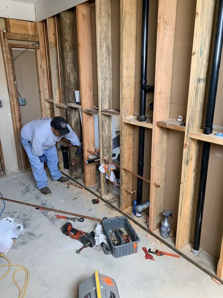 Commercial rough-in plumbing for Water Heater Replacement in Mount Vernon Estates